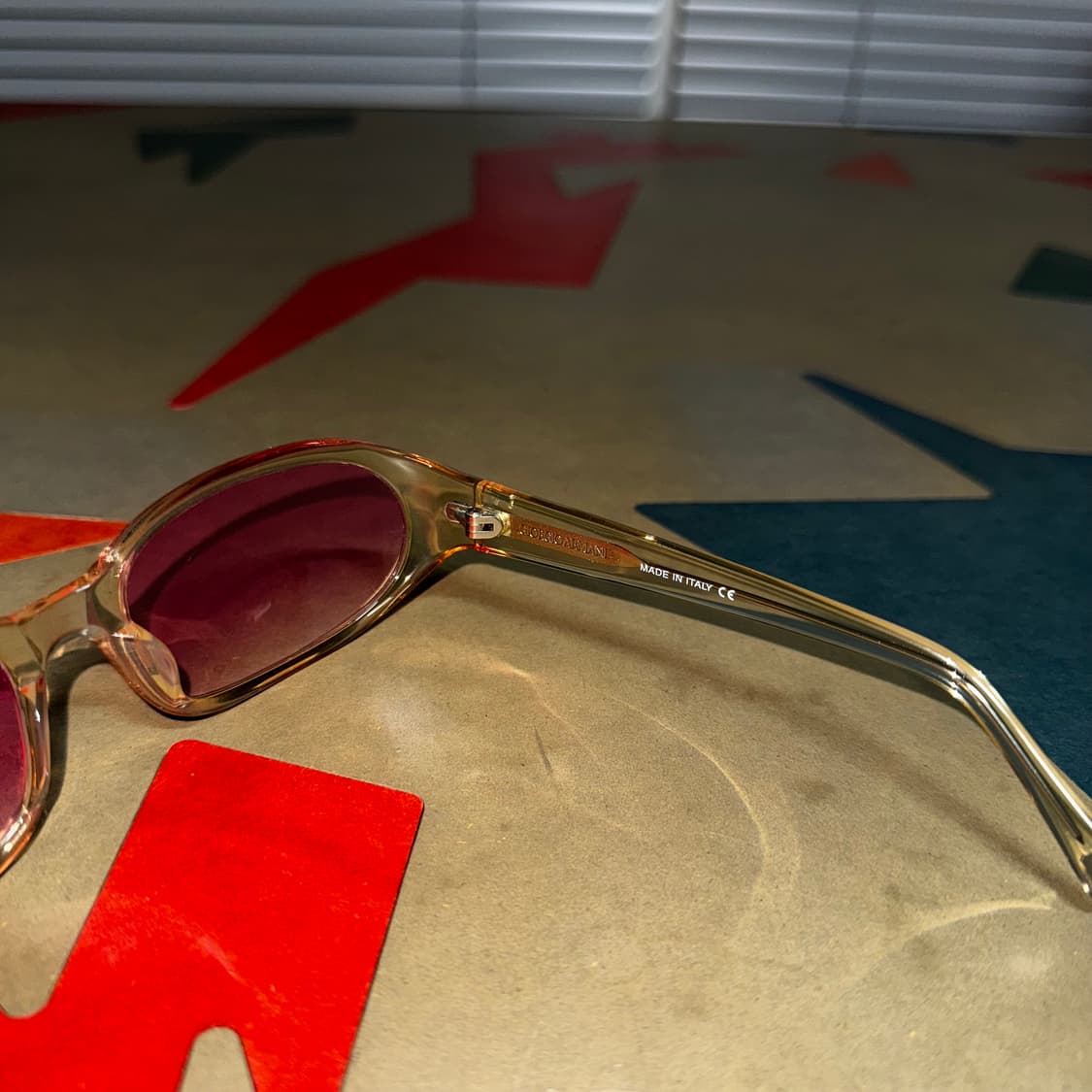 ~00 Giorgio Armani two-tone sunglasses 상품이미지4