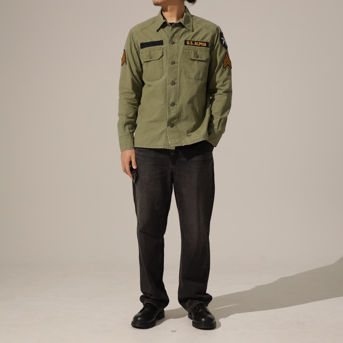 알파인더스트리 코튼 립스탑 퍼티그 셔츠 상품이미지9