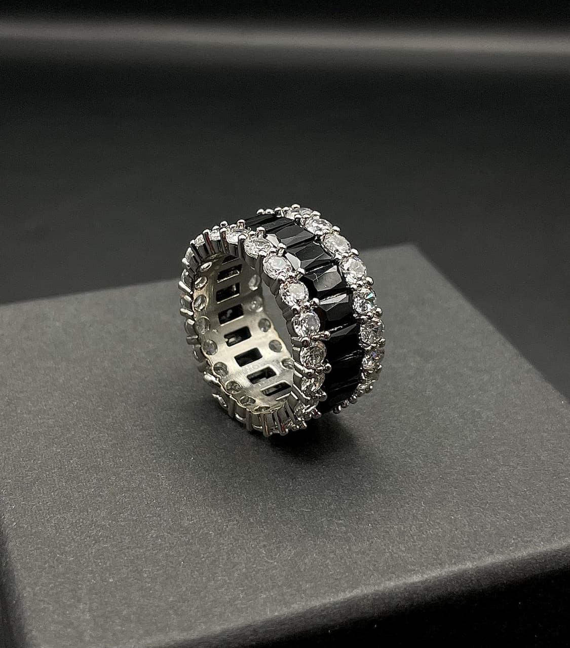 pcr053 Crown black cubic ring 상품이미지8