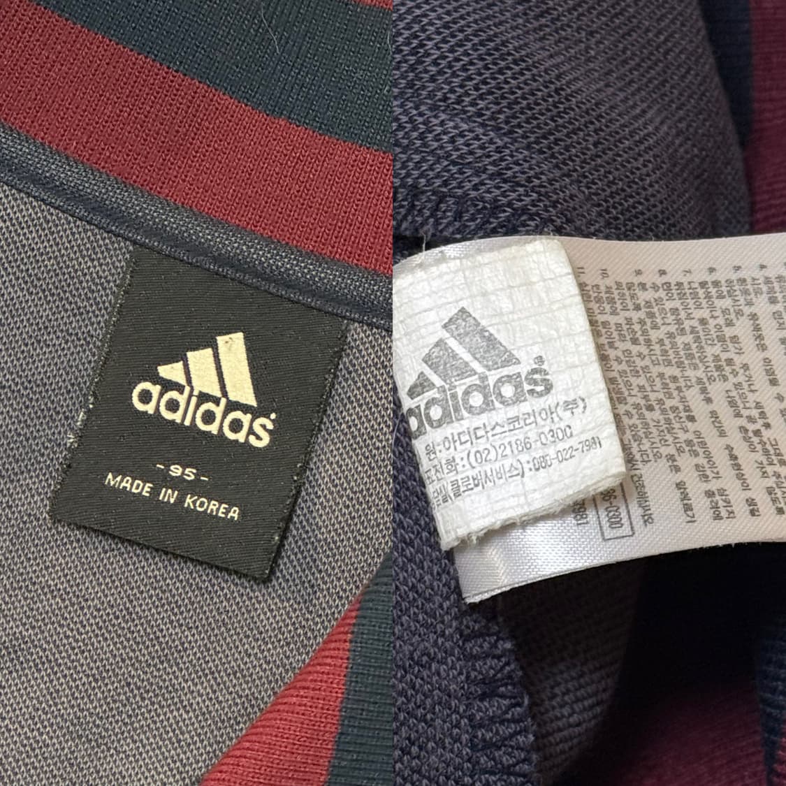 아디다스 딥네이비 버건디 져지 상품이미지8