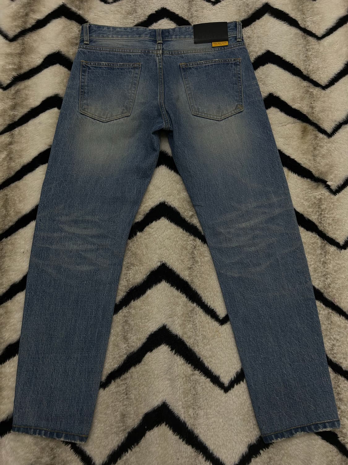 [M]에스피오나지x데님인디고마스터 슬림 스트레이트핏 데님  상품이미지2