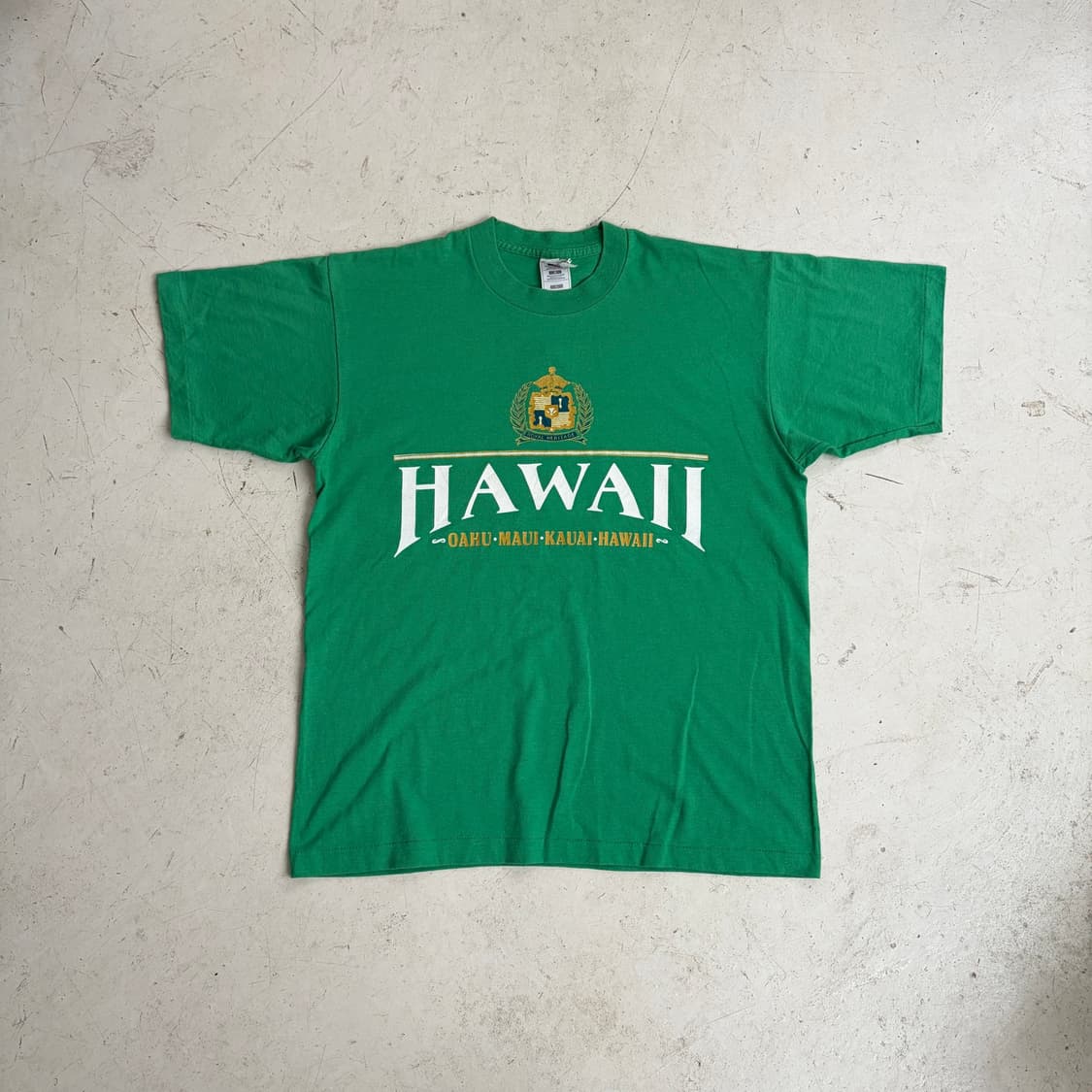 90s USA Hawaii 빈티지 싱글스티치 반팔티 L 상품이미지1