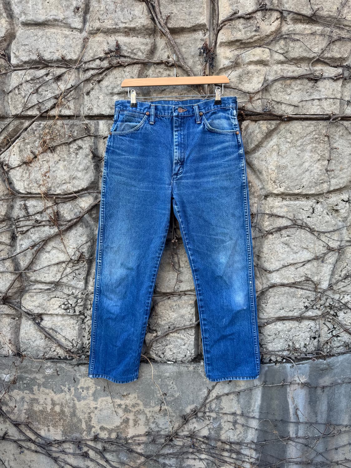 90s 랭글러 빈티지 13mwz 카우보이컷 웨스턴 데님 팬츠 상품이미지1