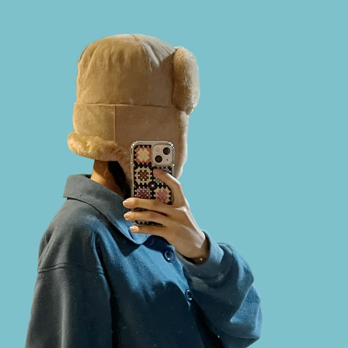 시골강아지 뽀송 트루퍼 햇 상품이미지3