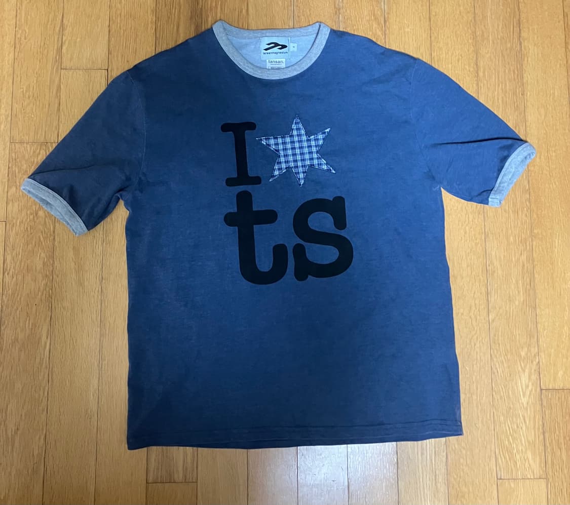 링거 티셔츠 블루 상품이미지3