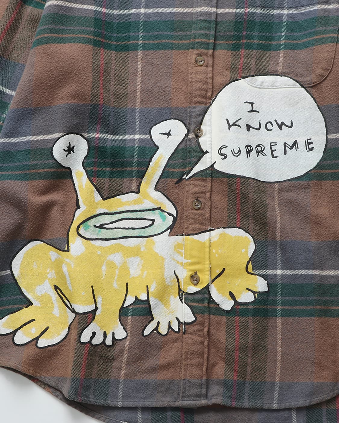 슈프림 Supreme Daniel Johnston Plaid Shirt 상품이미지6
