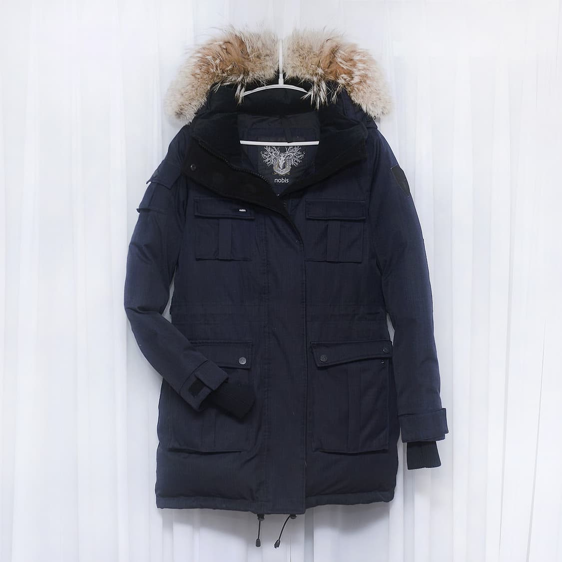노비스 신디 헤비다운 패딩파카 다크네이비 (S / 85-90) 상품이미지1