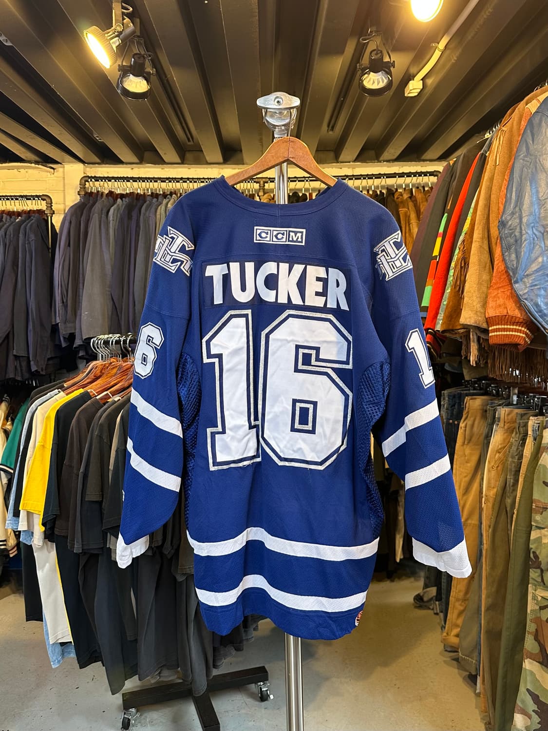 90-00s CCM NHL 토론토 메이플리프스 메쉬 하키 져지 상품이미지2