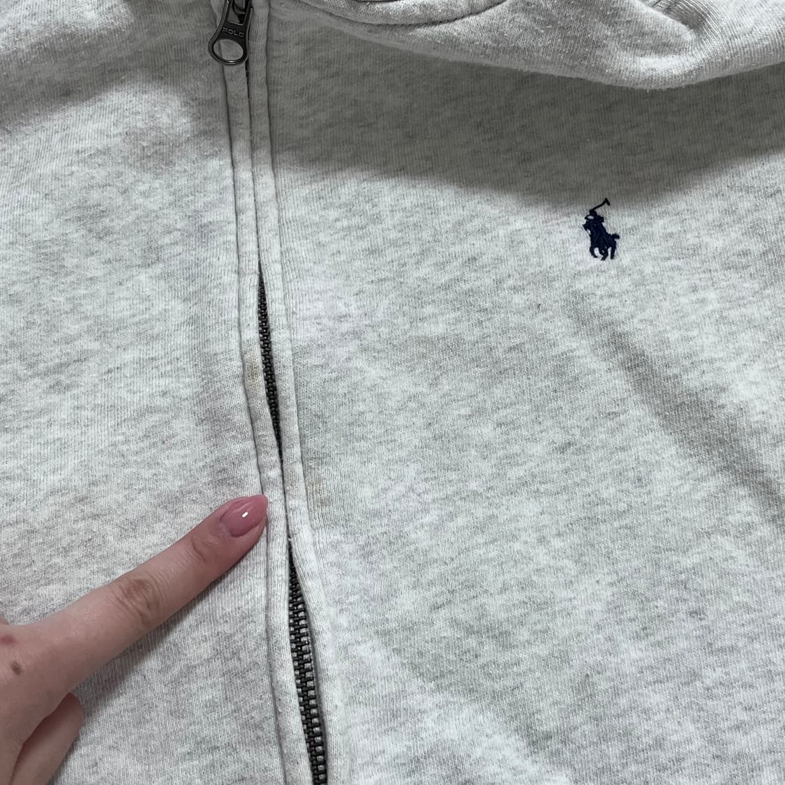 [정품] 폴로 그레이 / 네이비포니 기모 후집 [ XL ] 상품이미지8