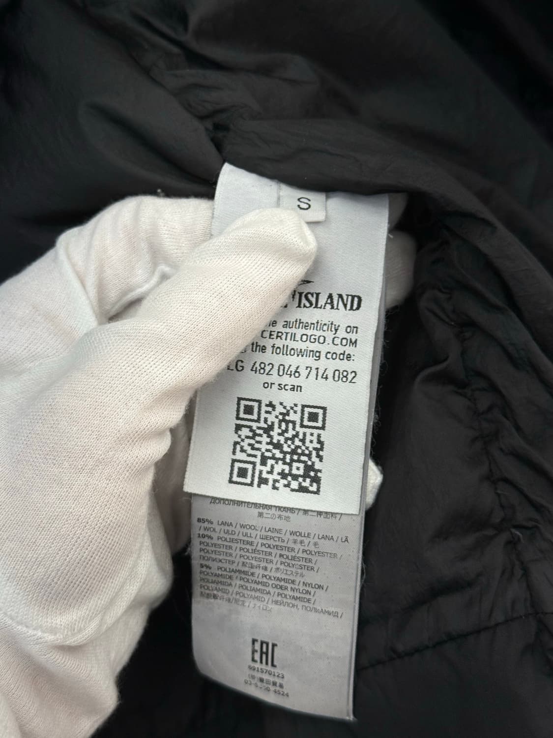 [S] 스톤아일랜드 크링클랩스 후드 롱 패딩 상품이미지7