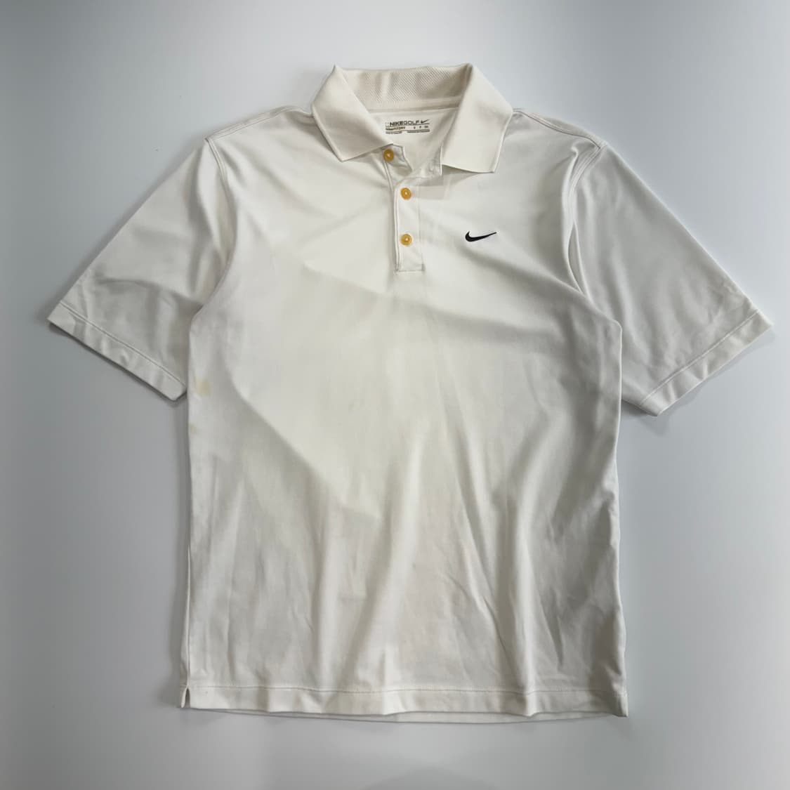 Nike 나이키 스몰 로고 카라 화이트 반팔 상품이미지3