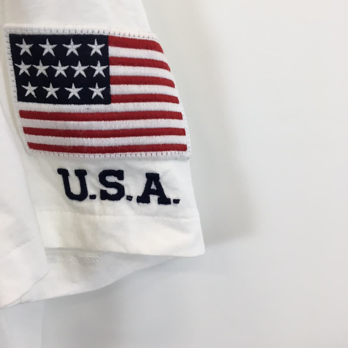 폴로 랄프로렌 스펠아웃 USA 성조기 반팔 S  상품이미지3