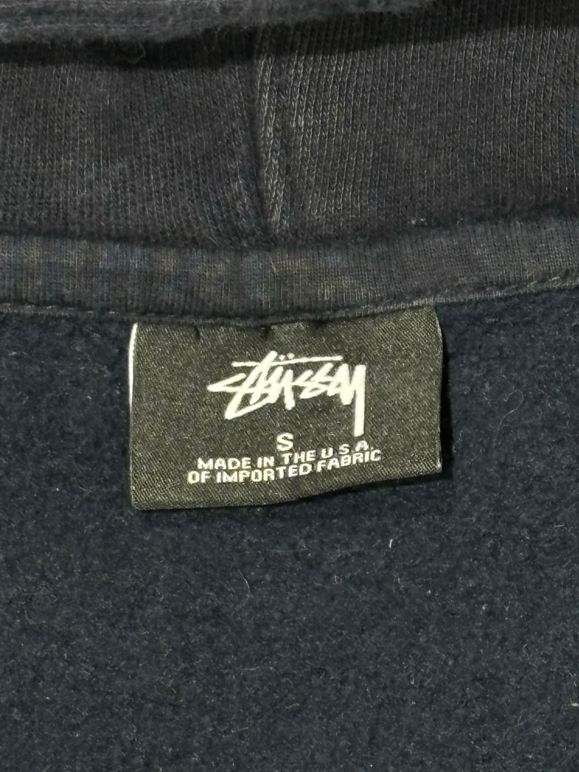 스투시 네이비 월드투어 후드집업 상품이미지6