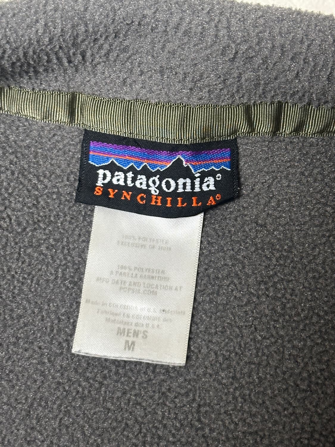 파타고니아 신칠라 그레이 그린 상품이미지9