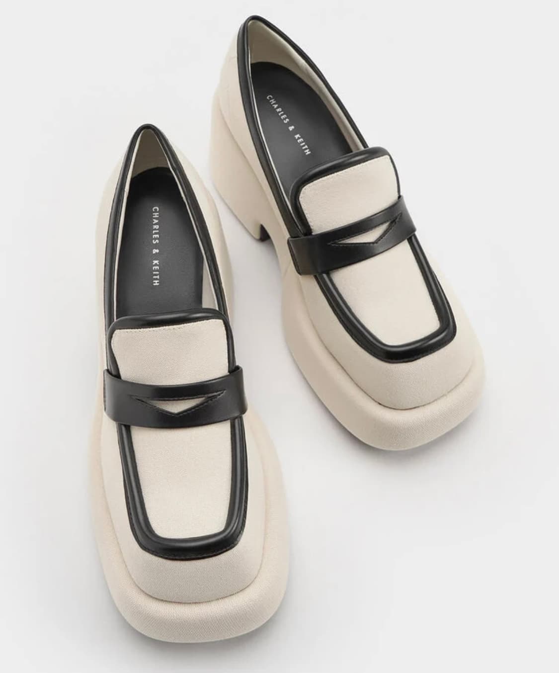 (240mm) 찰스앤키스 레니 캔버스 플랫폼 로퍼 상품이미지5