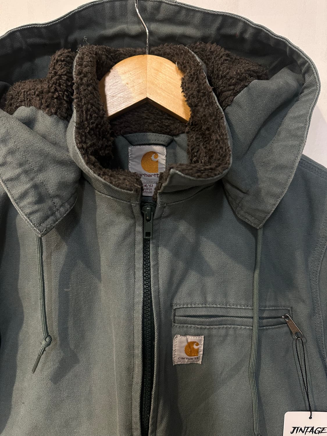 00s USA 칼하트 빈티지 덕액티브(탈부착후드) S 상품이미지2