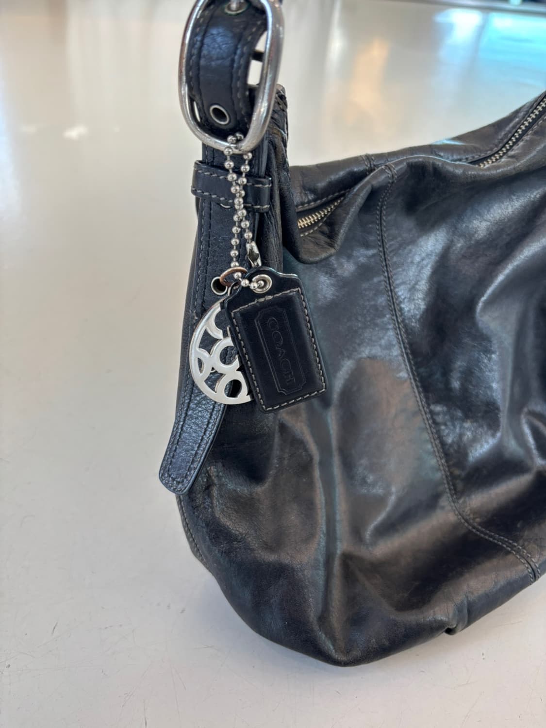 Old Coach Leather Bag 상품이미지5