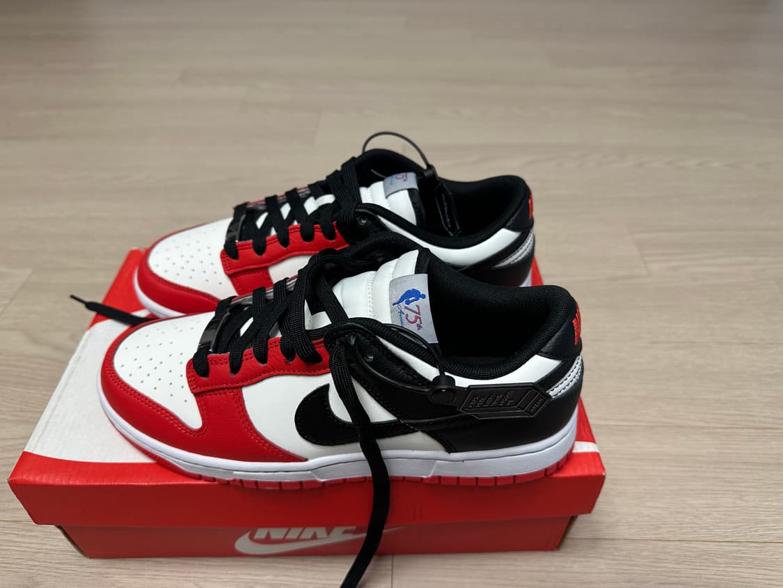 (새상품)나이키 덩크 로우 레트로 NBA 75주년 260 상품이미지4