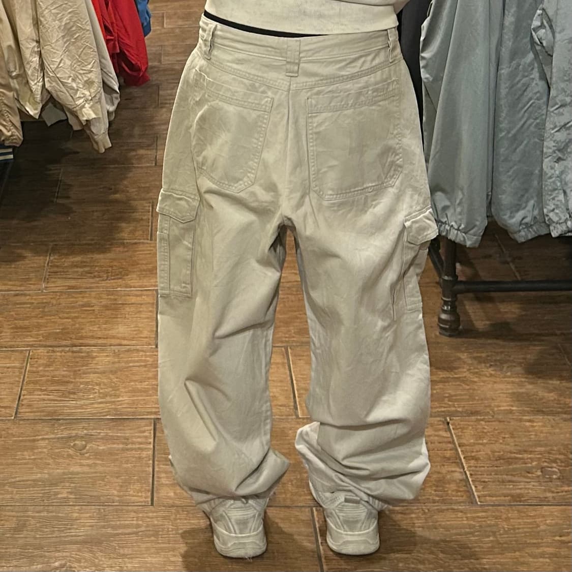 [HI] 빈티지 카고 팬츠 라이트 베이지 상품이미지5