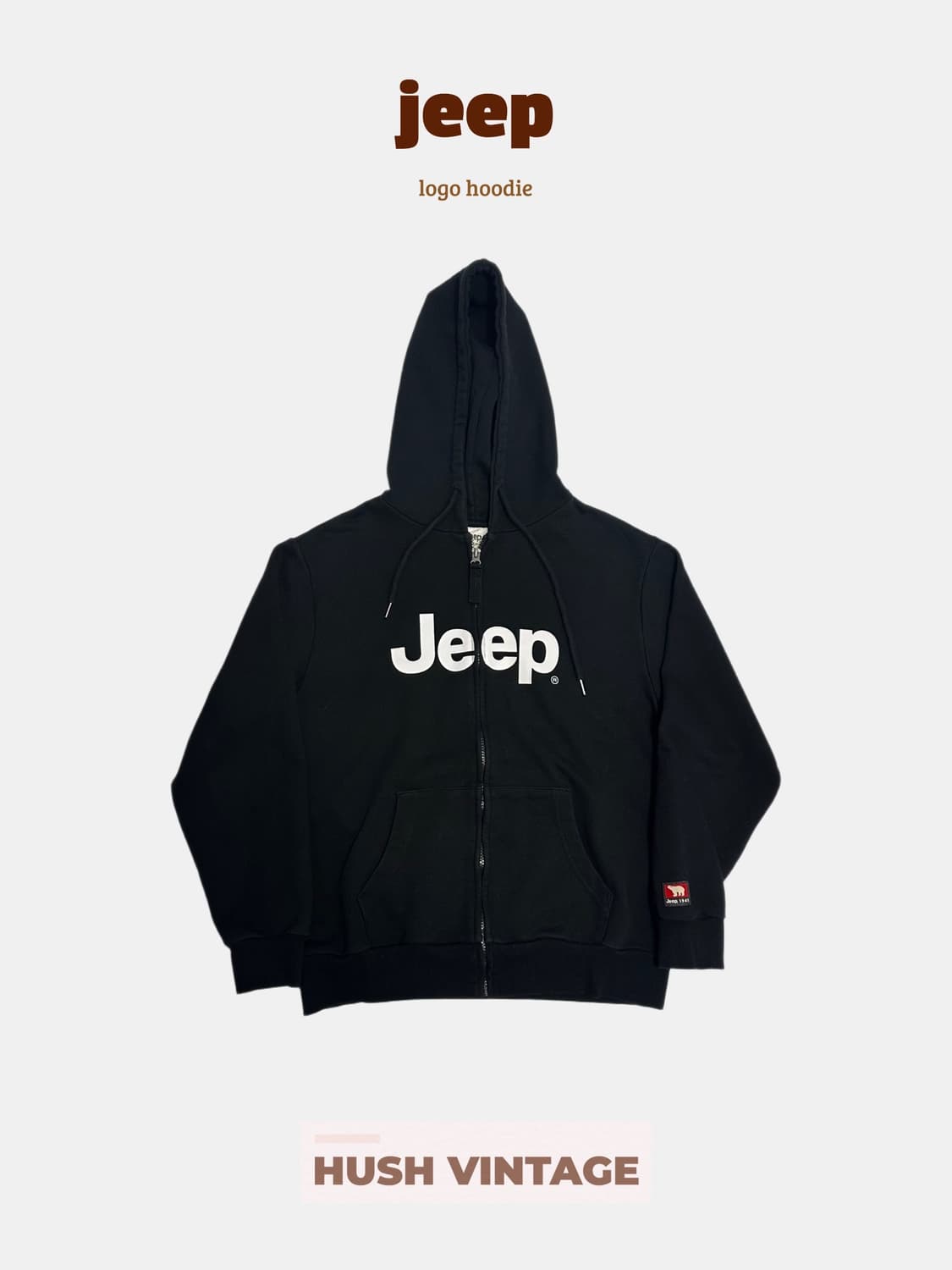 Jeep 지프 빅로고 후드집업 상품이미지1