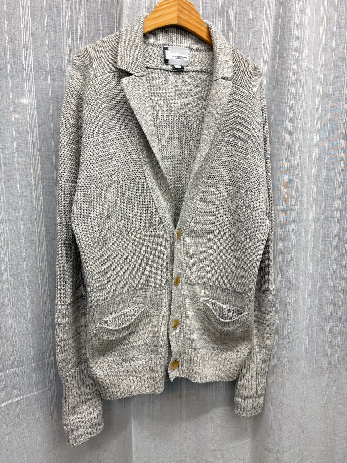 솔리드옴므 우영미 울 숄가디건 상품이미지4