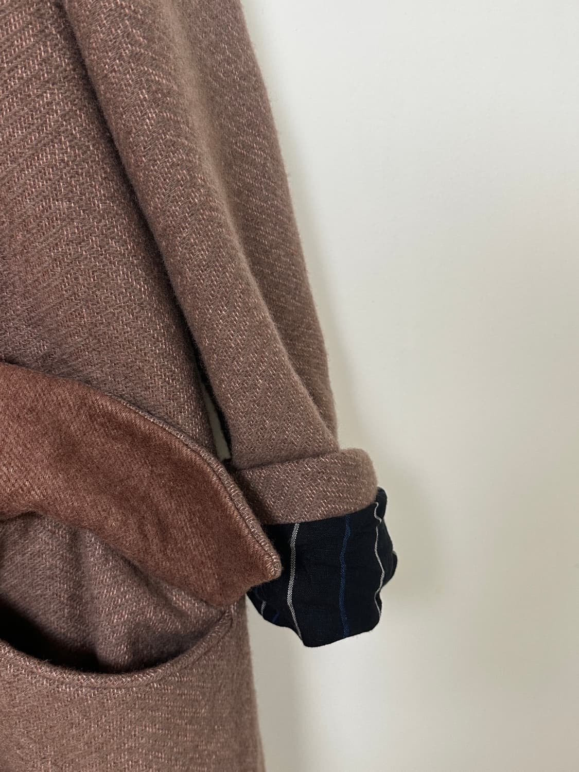 [2] 한솔킴 Notch Lapel Double-breasted coat 상품이미지5