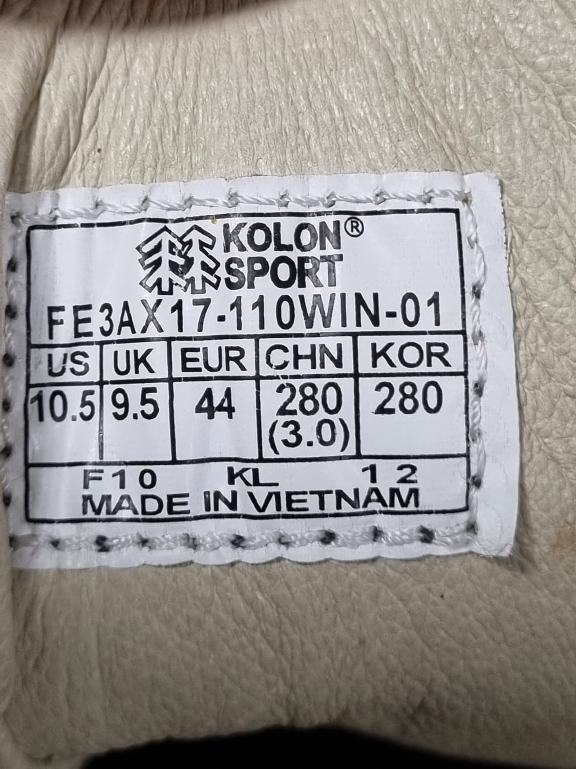 코오롱 스포츠 남성 통가죽 등산화  상품이미지6