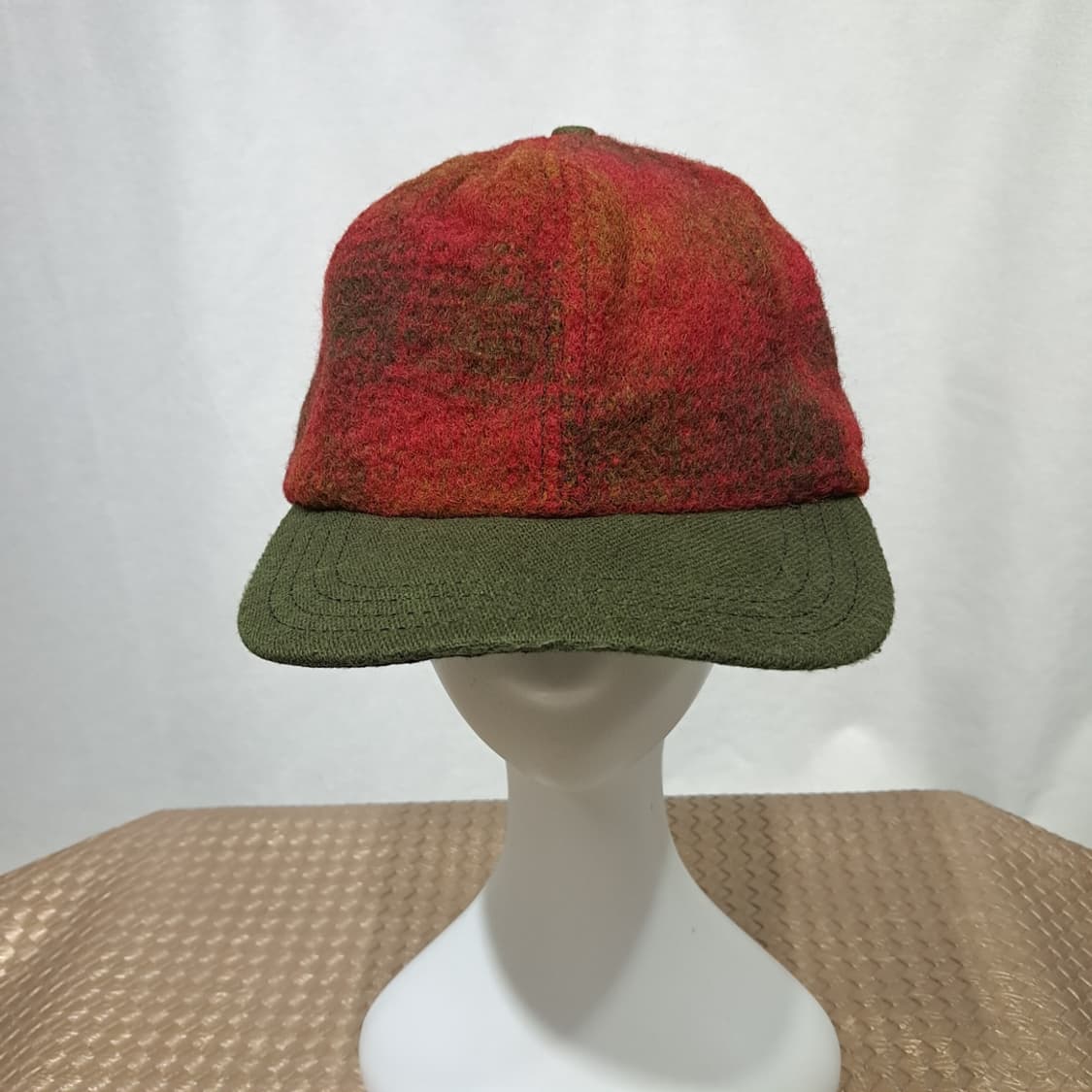USA Made 90s 울 블렌드 투톤 볼캡 P1973 상품이미지2