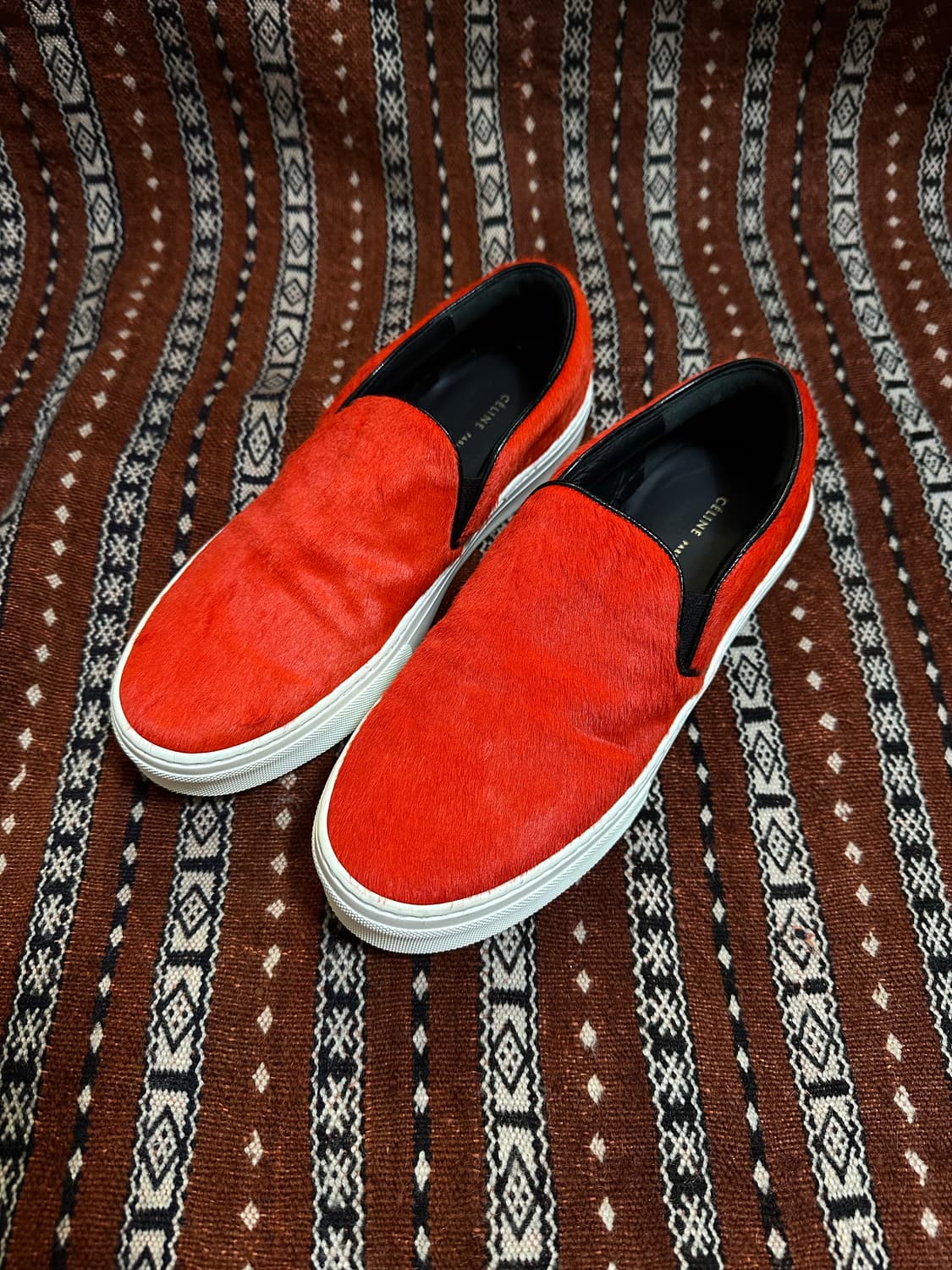 셀린느 레드 송치 슬립온 35 / 225 상품이미지4