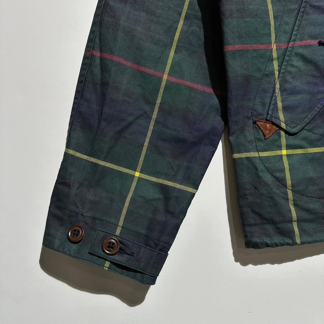 폴로 블랙와치 타탄체크 왁스드 코튼 후드 자켓 상품이미지7