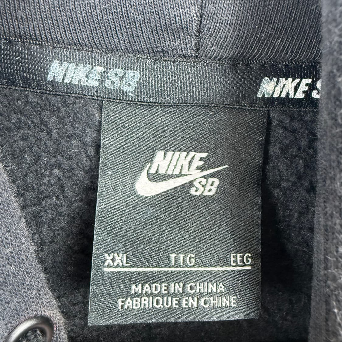 (2XL) 나이키 SB 후드 티 블랙 상품이미지3