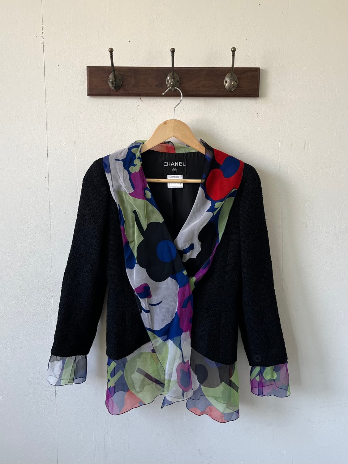 CHANEL 플라워 트위드 자켓 상품이미지1