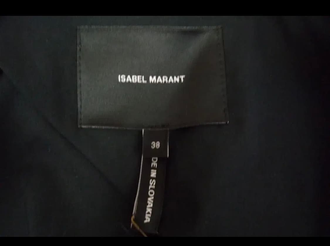 이자벨 마랑 가죽 트리밍 헤링본 자켓 상품이미지6