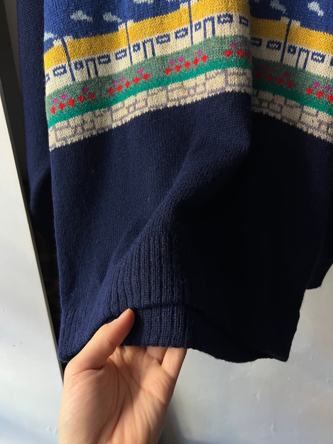 [L]90's 아일랜드 빌리지 퓨어 울 니트 상품이미지5