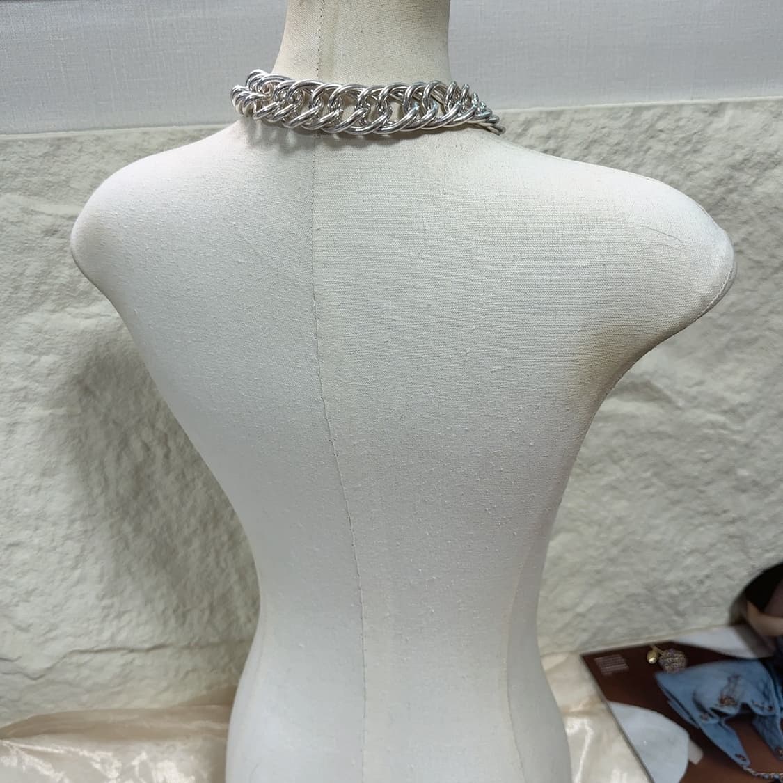 빈티지 빅크토리아 마테 오리엔탈 쿠바체인 목걸이 상품이미지4