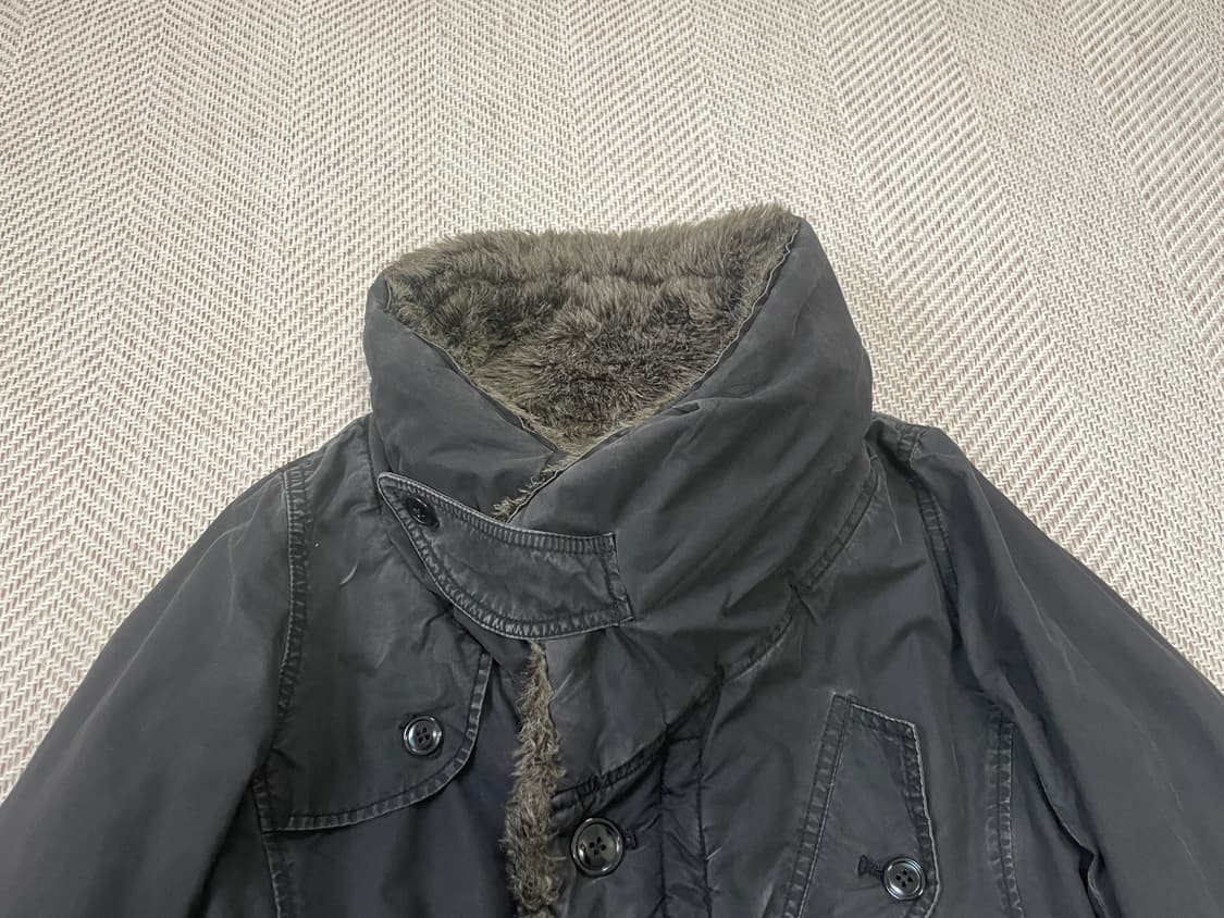 존불 퍼 트리밍 코튼 파카 코트 J03577 상품이미지7