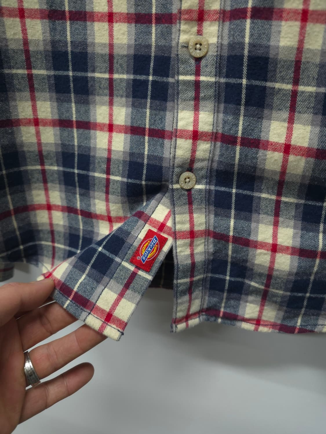 디키즈(Dickies) 코튼100% 간절기 체크셔츠 (여성66) 상품이미지8