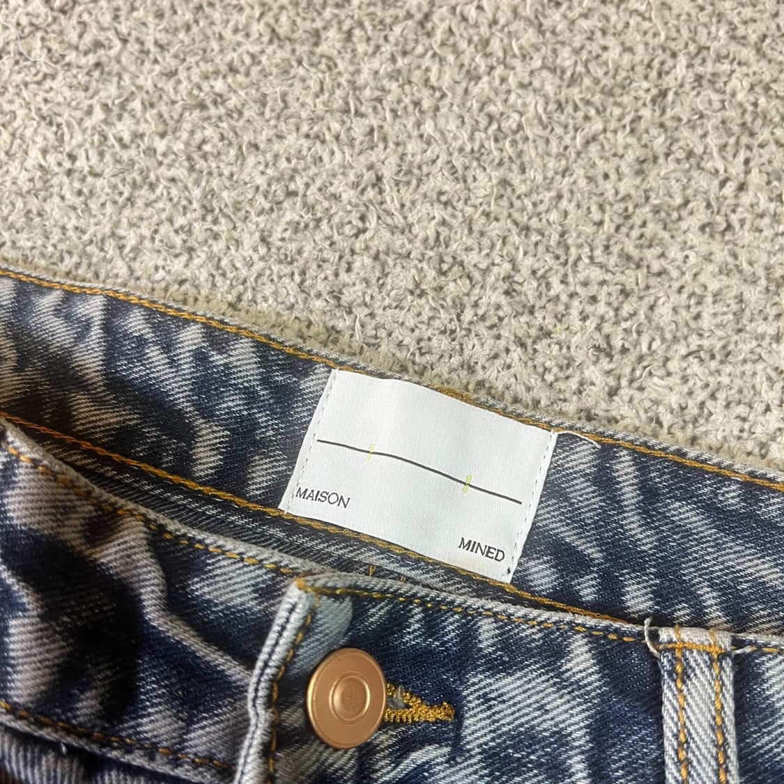 메종미네드 데님팬츠 상품이미지4