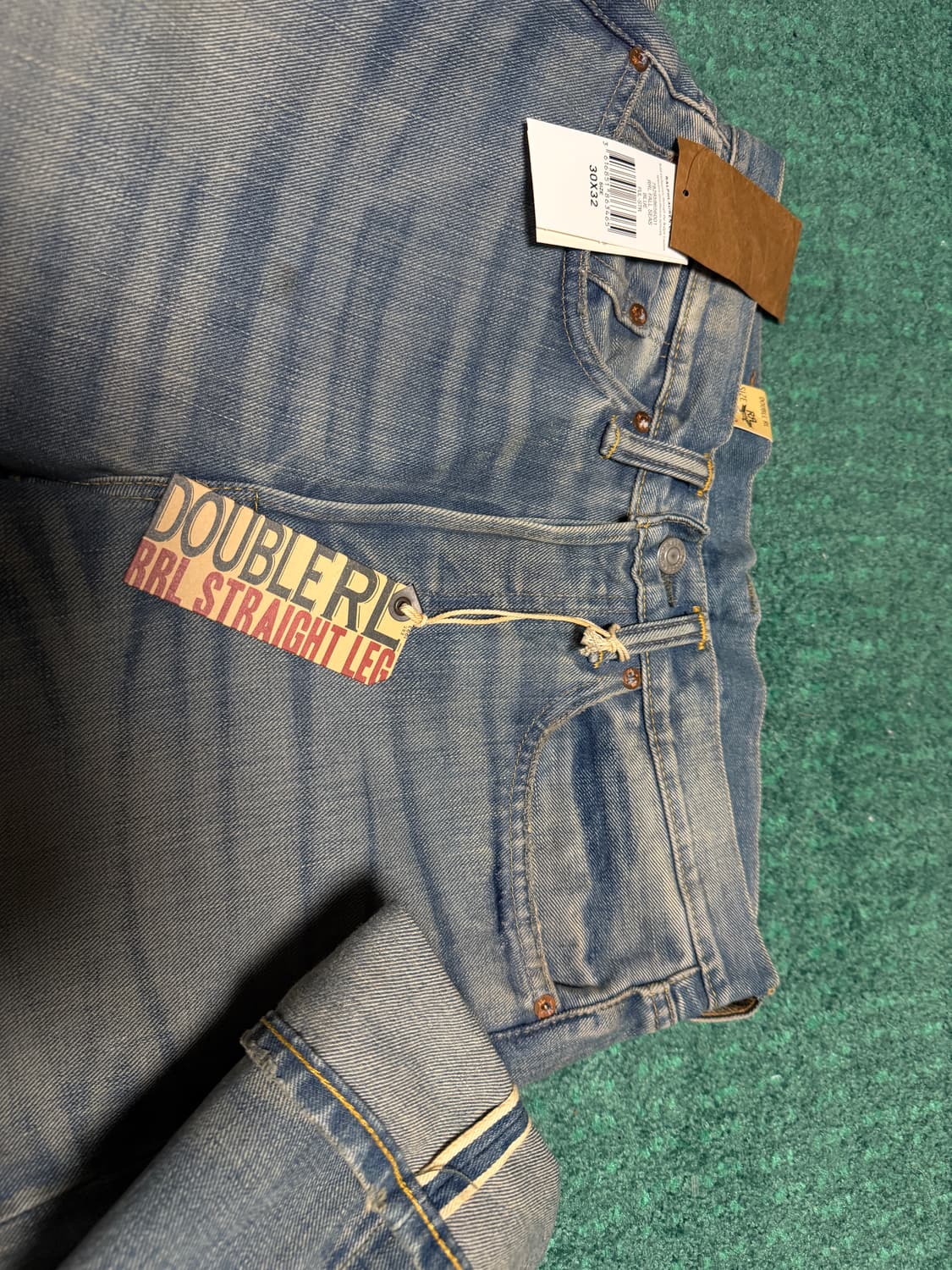 [30x32] rrl 더블알엘 밀너 스트레이트 셀비지진 상품이미지3