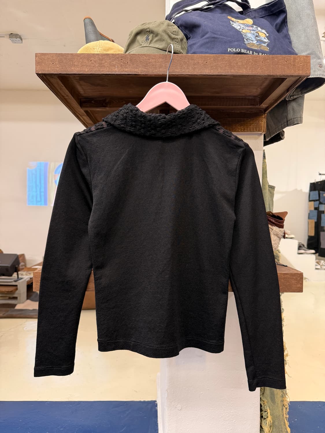 Jpn Lest rose 믹스 카라 셔츠 상품이미지4