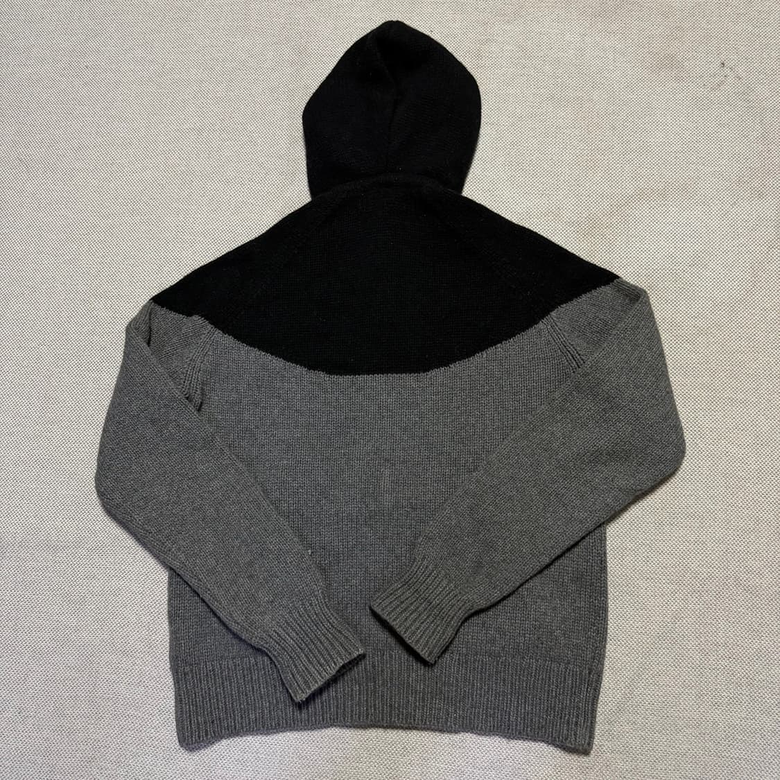 나이키 배색 니트 후드집업 상품이미지5