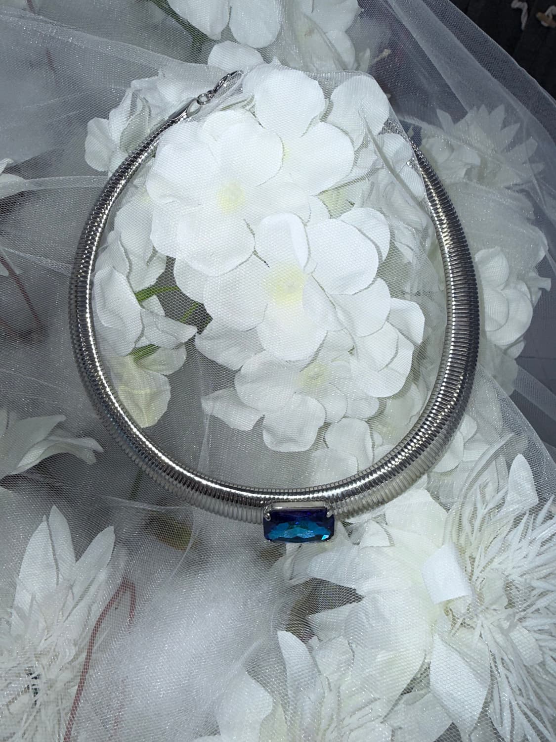 chunky crystal choker 상품이미지1