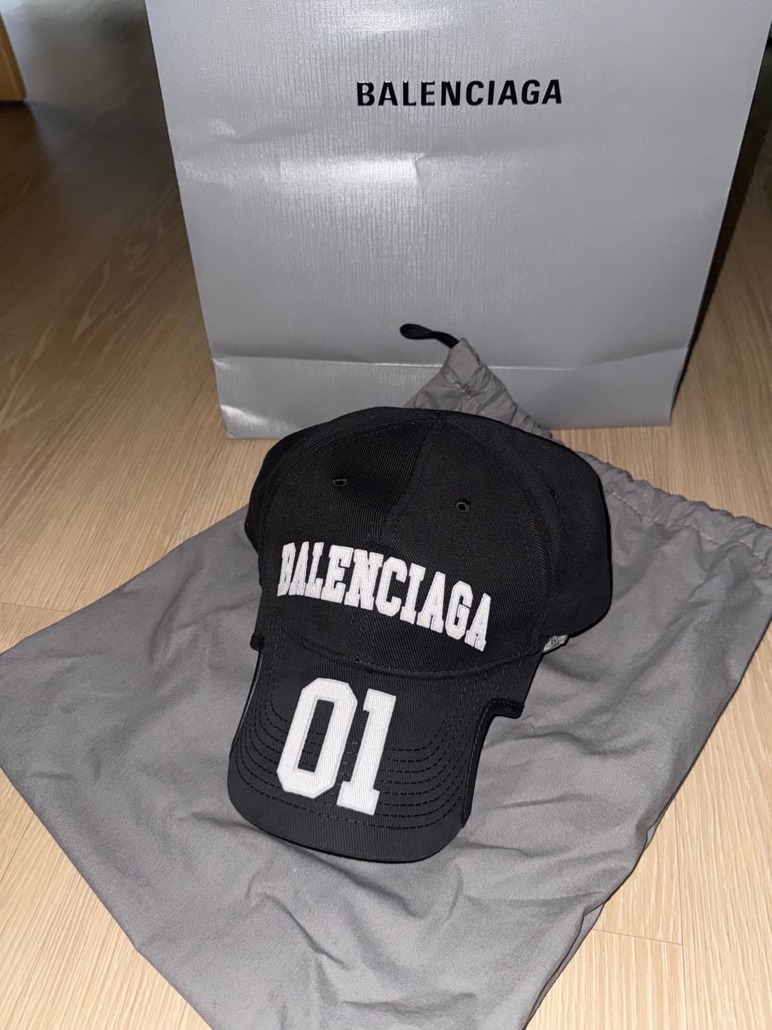 발렌시아가 바스켓볼 시리즈 캡 블랙 L [새상품] 상품이미지1