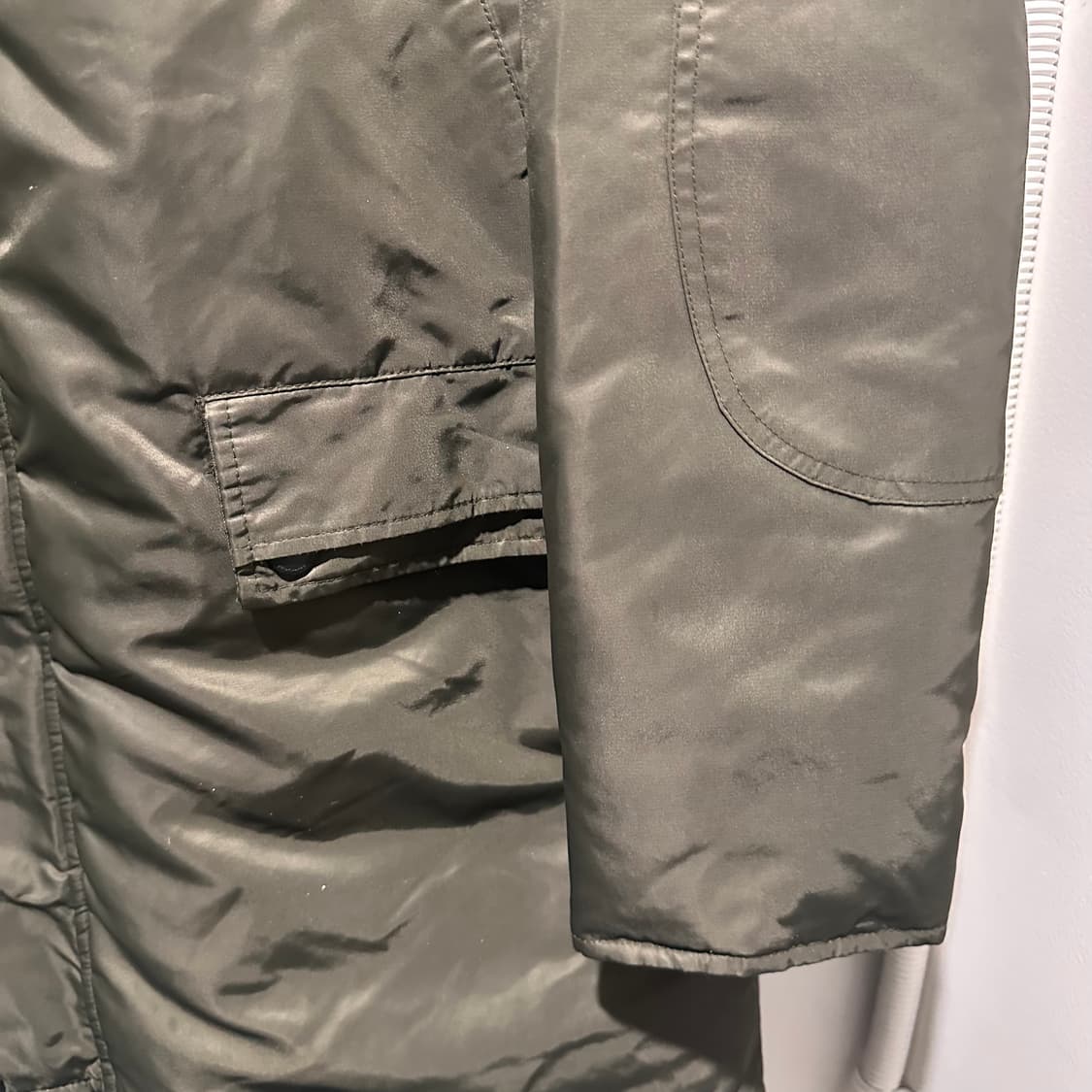 캘빈클라인 카키 후드 패딩 상품이미지4