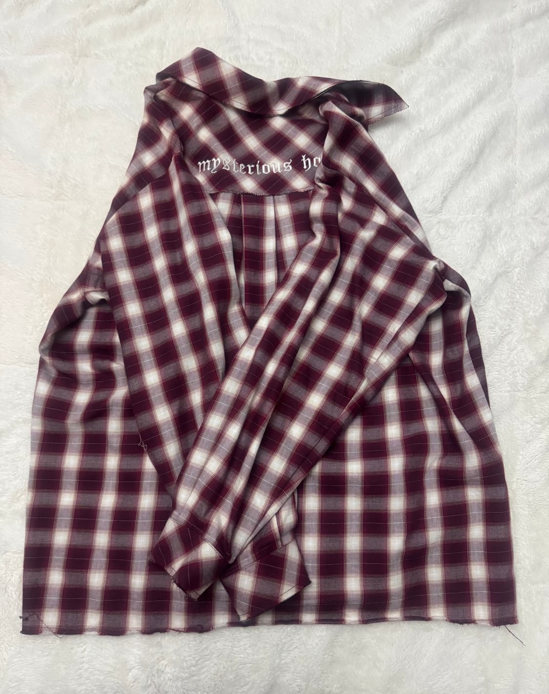 더미스테리어스호텔 체크 셔츠 상품이미지4