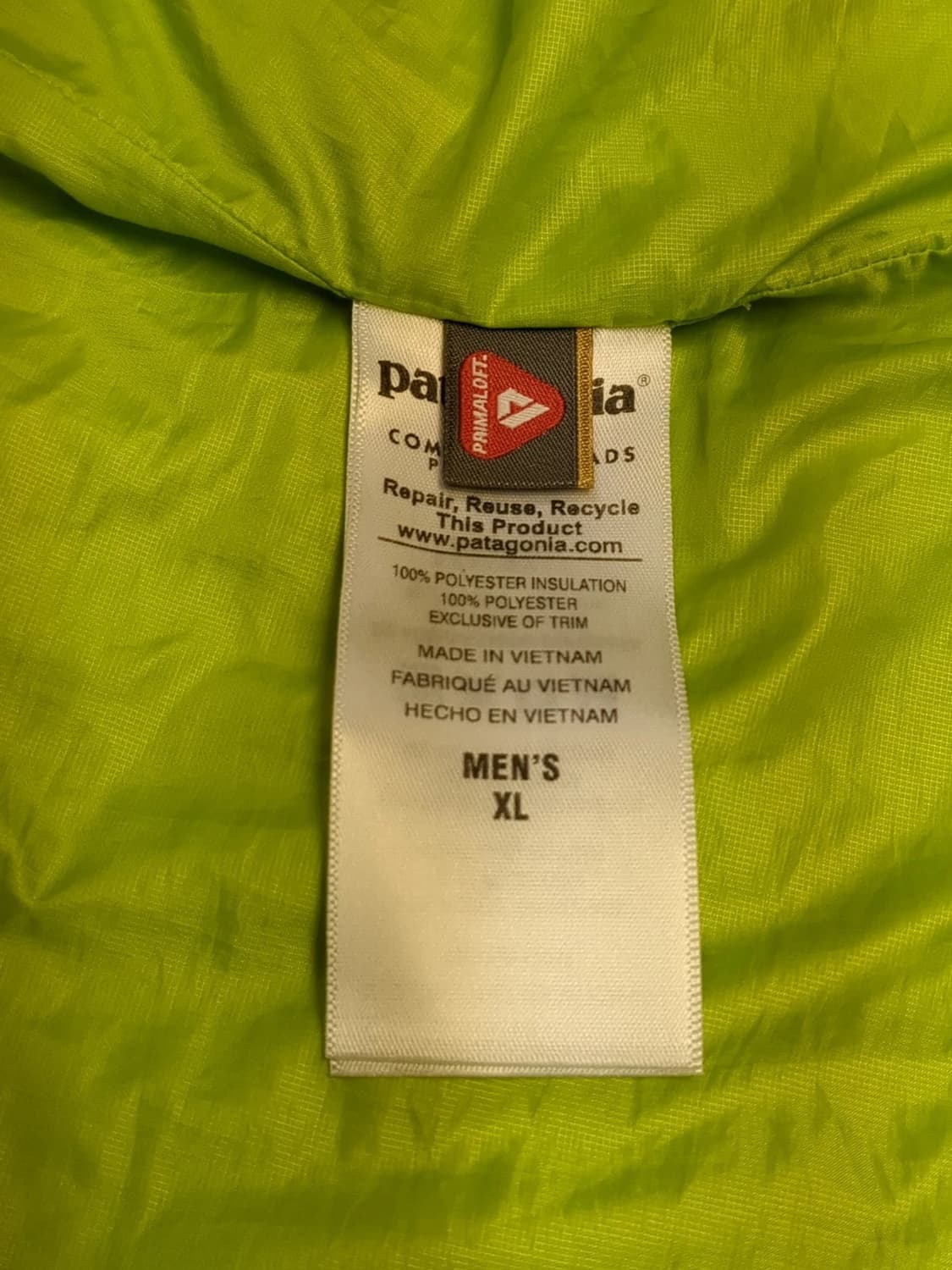 파타고니아 나노 퍼프 자켓 라임 상품이미지6