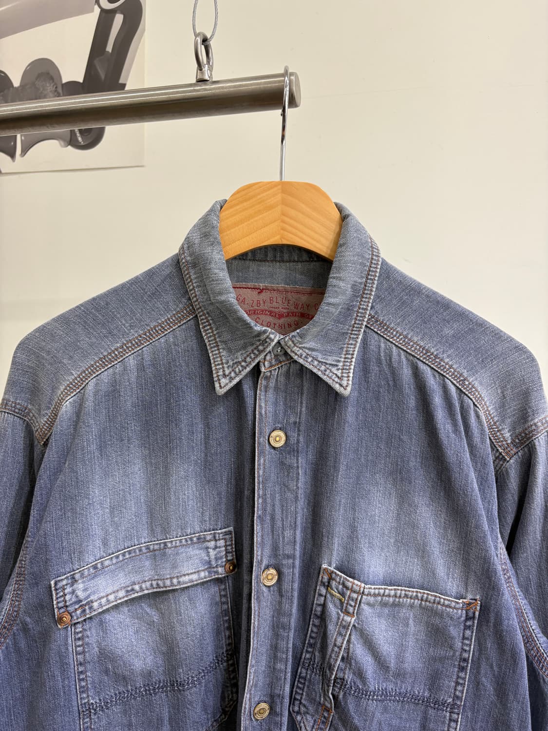 GA ZBY BLUE WAY (Made in Japan) 셔츠 상품이미지2