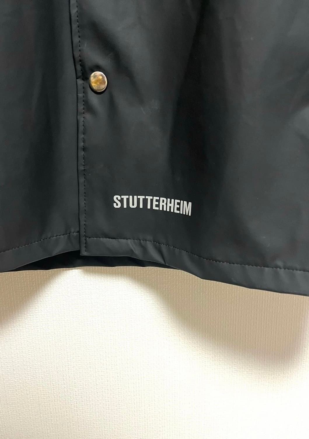 Stutterheim 레인코트 블랙 상품이미지2