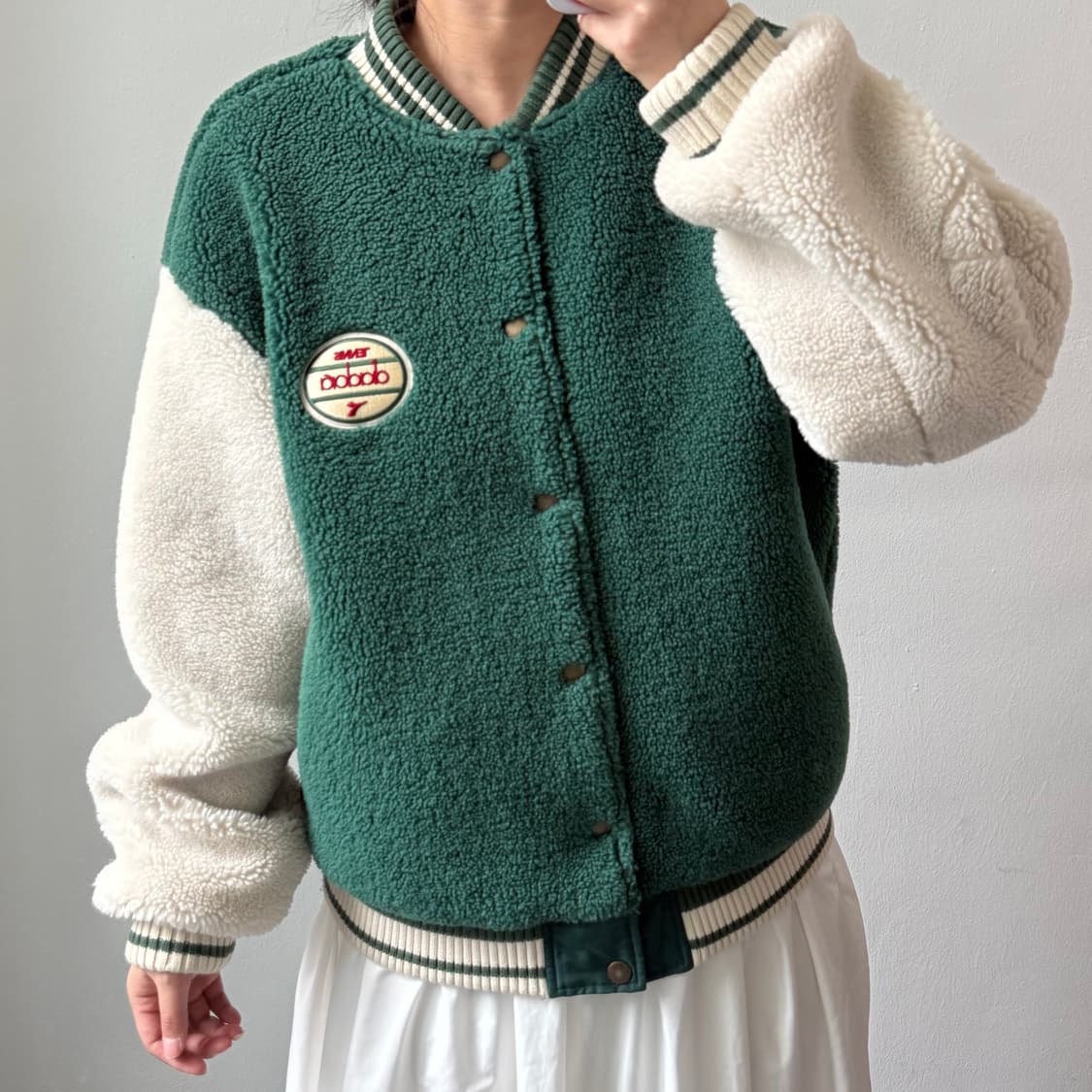 [L] 디아도라 플리스 봄버 자켓 상품이미지1