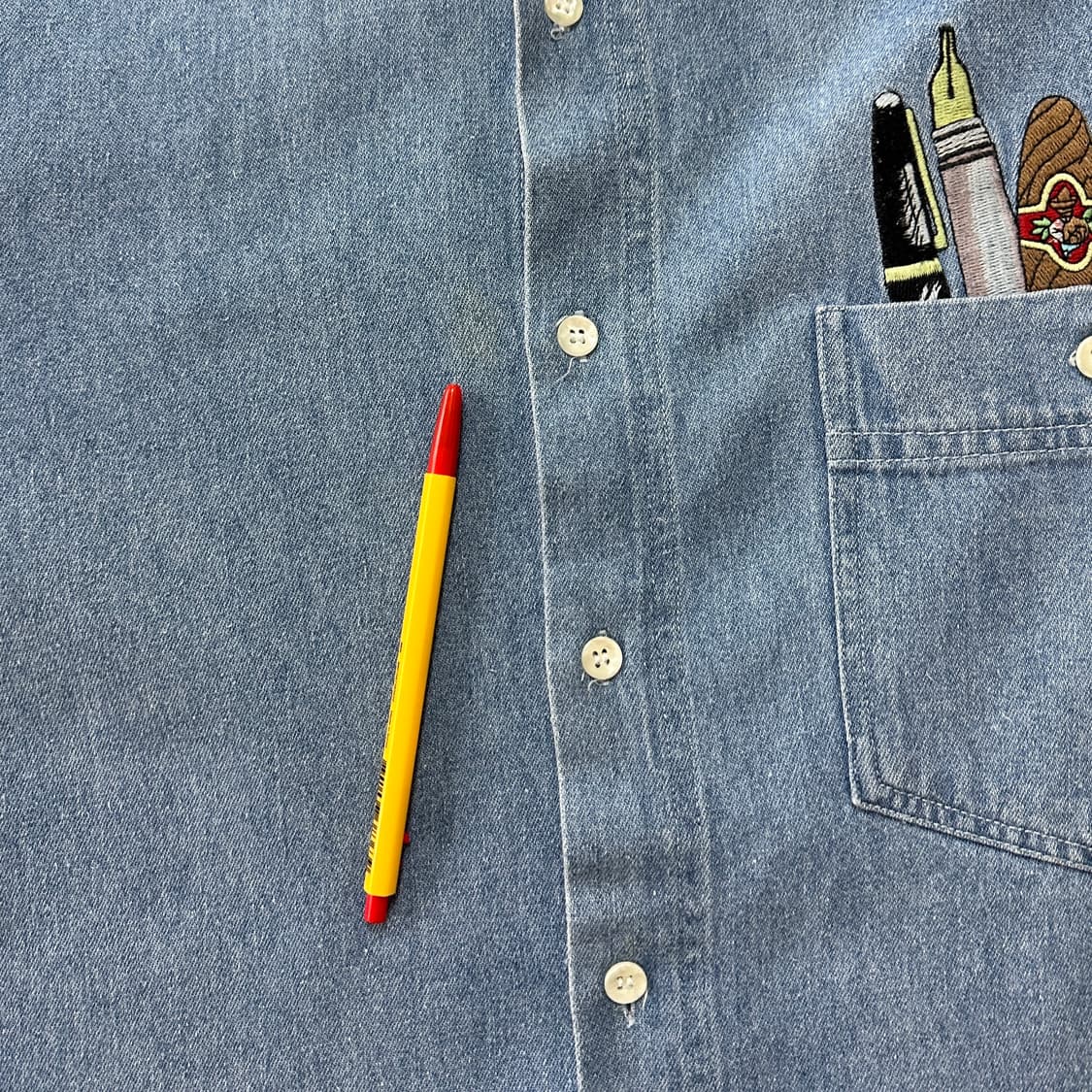 90s 톰 테일러 데님 셔츠 XL 상품이미지6